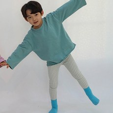 Neul幼兒用格紋彈性緊身褲