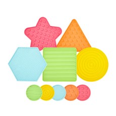 Kes.B 運動感官觸感地墊10件組 2258, 混合顏色, 1個