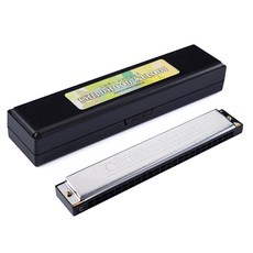 高納比 學習用口琴 24孔, 黑色, GNG-HS