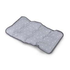 ZESPA New棉質基本腹部腰部肩膀膝蓋熱敷冷敷方形熱敷墊 藍灰色 ZP1860, 1個