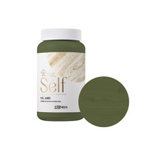 KCC숲으로 셀프 스테인 목재용 수성 페인트 무광, 알로에, 500ml, 1개