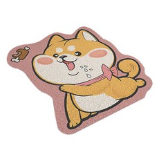 Character 浴室防滑線圈淋浴墊 60 x 60cm, 1個, 09 貪吃的秋田