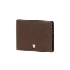 DAKS DAKS SOLID NEW 徽章皮革雙折錢包