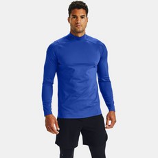 UNDER ARMOUR 男士中領長袖貼身T恤