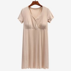 孕婦莫代爾棉交叉短袖T恤