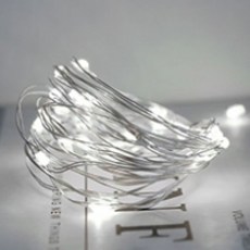 The GG LED戶外防水庭院燈 200顆 20m+遙控器組, 白色