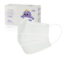 고래왕마스크 특대형, 30개입, 1개, 퓨어화이트