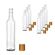 mir 密封油瓶+金色螺旋瓶蓋, 375ml, 8入