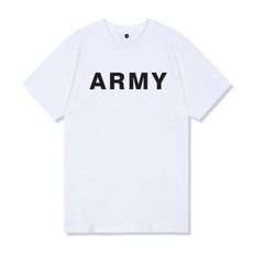 빌락트 남녀공용 18수 아미 반팔 티셔츠