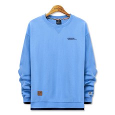 藍色 Force Roselles Overfit 分層長袖 T 卹衛衣