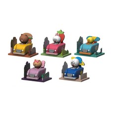 BEAST KINGDOM 野獸國 Refrica Line Friends Fullback Minicar圖背景集BKD149121, 1套