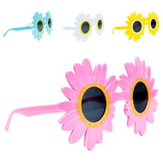 派對秀雛菊花派對眼鏡 4 件套, 混色, 1組