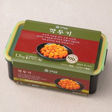 상하농원 깍두기 1.3kg + 밀폐용기 1.7L, 1세트