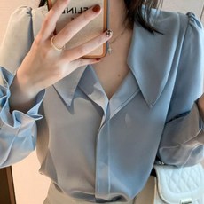 PAPERMENTS 雙層領簡約雪紡襯衫