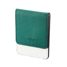 PING 2022 實心錢夾 + 高爾夫球座, 綠色（錢夾）