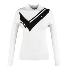 KIM YOUNG JOO SPORTS Lux Golf 女士高領長袖針織高爾夫球衫 LB2S601W