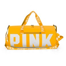 모던드로우 핑크 그래픽 헬스가방, 01 옐로우, 1개