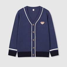 SPAO KIDS 孩童小熊刺繡針織開襟外套
