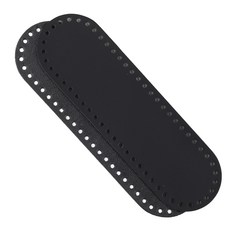 橢圓形迷你袋底 24*7cm, 1個, 黑色