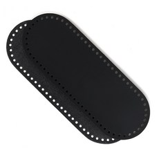 mamaknit 包包底板 橢圓形 小型 29.5 x 10.5 cm, 黑色, 1個