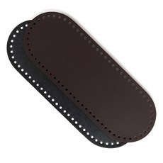 mamaknit 包包底板 橢圓形 小型 29.5 x 10.5 cm, 深棕色, 1個