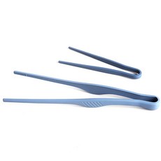 矽膠鑷子夾 S號+L號, 藍色, 1組