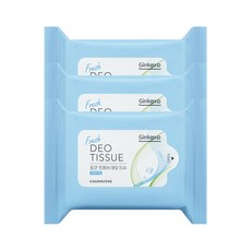 Ginkgo 新鮮 Deo 紙巾 20p, 3個
