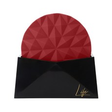 Raon 奢華矽膠隔熱墊 4入 + 支架組 NB7, 紅色, 1套