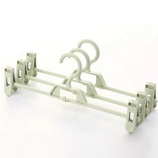 Happiness Cell褲子衣架 GH36_RD_94, 5個, 綠色