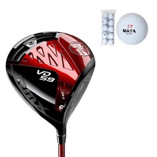 야마하골프 남성용 RMX VD 59 드라이버 DIAMANA YR + 마야골프볼, S, 9.5도