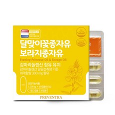 PREVENTRA 月見草琉璃苣油膠囊 60g, 60顆, 1盒