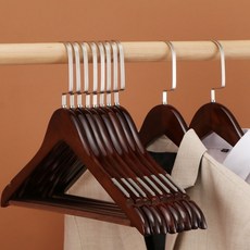 木質衣架, 5個, 黑木