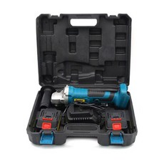 툴렉스 전동 충전 그라인더 브러쉬리스 TKAG-100 + 충전기 랜덤발송 + 마끼다 호환 배터리 2p, 1세트