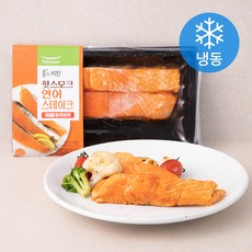 풀무원 풀스키친 핫스모크 연어스테이크 애플데리야끼 (냉동), 200g, 1개