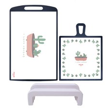 PIAVE Cactus 雙面砧板套組, 砧板 + 方便 + 2 個支架, 1組
