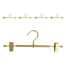 衣架 GH52_RD_490, 5個, 黃金