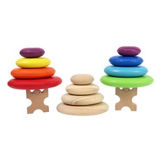 Todolibro 孩童木製堆積木遊戲組, 彩虹, 1個