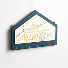 그레잇제이 북유럽스타일 벽고리걸이형 수납장식 옷가게 모자 열쇠 마스크 후크걸이 직사각형 5 25 x 9.5 cm, 혼합색상, 1개