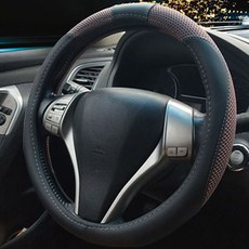 URBAN CAR 舒適皮革方向盤套, 棕色