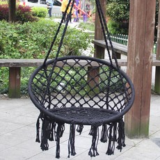 타니 프리미엄 요람 야외의자, 블랙, 1개