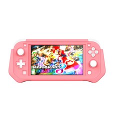 任天堂 Switch Lite TPU 握把防撞保護殼, 1個, 粉紅色