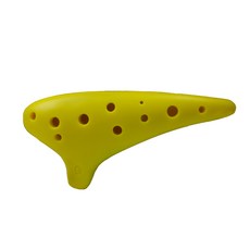 Gonabi 12C長音陶笛, GNB-O02, 黃色