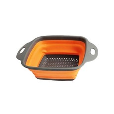 로라제이 접이식 사각세척 바구니, 03 오렌지, 1개