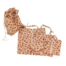 防水收納袋+多功能收納袋 3入+迷你收納袋組, 玫瑰款 粉色