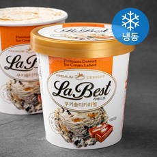 롯데푸드 라베스트 쿠키솔티카라멜 (냉동), 474ml, 1개