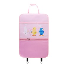 URBAN CAR 車用汽車印花椅背收納袋, 小鴨款, 1個