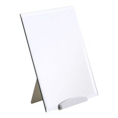 長方形桌鏡, 白色的