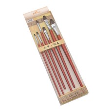 柏格林木製水彩筆組, 1套, 6種