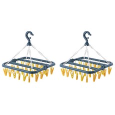 Saenggaknarae 32p 洗衣夾曬衣架, 2個