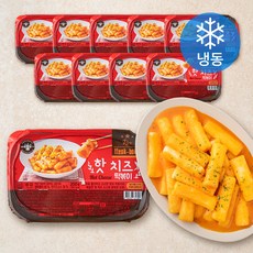 쿠즈락앳홈 핫치즈 떡볶이 (냉동), 200g, 10개